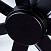 Потолочный вентилятор черный матовый EGLO AZAR 60 35019