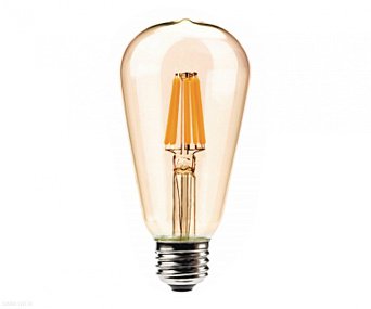 LED Лампа золотая E27 8W (2700K) KINK Light 098648,33