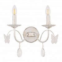 Бра с хрусталем Arte Milano 346179/2W WT+G