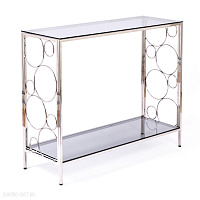 Консольный столик с полкой в прихожую AllConsoles  2031-CC grey