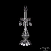 Настольная лампа с хрусталем Bohemia IVELE Crystal 1403L/1-31 Ni