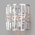 Настенный светильник с хрусталем Eurosvet Lory 10116/2 хром/прозрачный хрусталь Strotskis