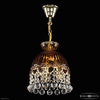 Хрустальный подвесной светильник Bohemia IVELE Crystal 5478/22 G Amber/M-1G Balls
