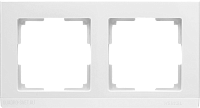 Рамка на 2 поста (белый) Werkel WL04-Frame-02-white