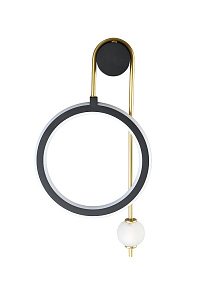 Бра светодиодное Crystal Lux CORIDA AP25W LED BLACK/GOLD