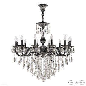 Большая хрустальная люстра Bohemia IVELE Crystal Verona 72101/12/300 B BMN