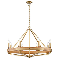 Большая люстра из дерева Wertmark BRENDA WE586.08.503