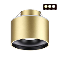 Встраиваемый светодиодный светильник с переключателем цветовой температуры NOVOTECH GIRO 358963