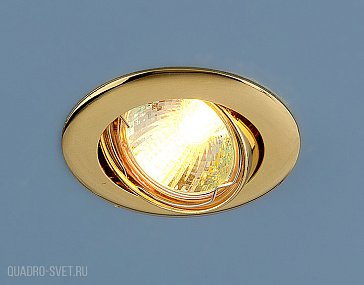 Точечный светильник Elektrostandard 104S MR16 GD золото