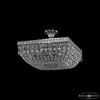 Хрустальная потолочная люстра Bohemia IVELE Crystal 19012/35IV Ni