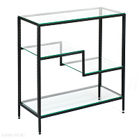 Кованый металлический консольный столик AllConsoles  1013-CB loft clear