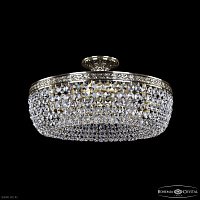 Хрустальная потолочная люстра Bohemia IVELE Crystal 19031/45IV GB
