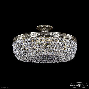 Хрустальная потолочная люстра Bohemia IVELE Crystal 19031/45IV GB