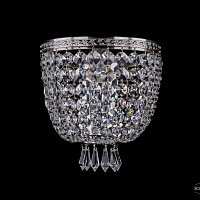 Бра хрустальное Bohemia IVELE Crystal 1927/1W/Ni