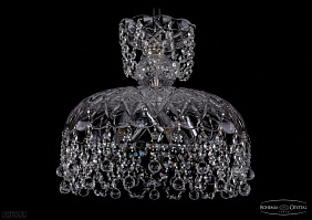 Хрустальный подвесной светильник Bohemia IVELE Crystal 7711/35/Ni/Balls